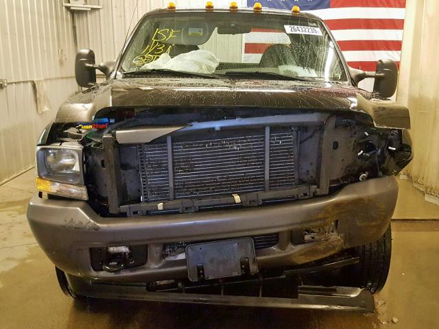 1FTSW31S23ED26690 - 2003 FORD F350 SRW S BLACK photo 9