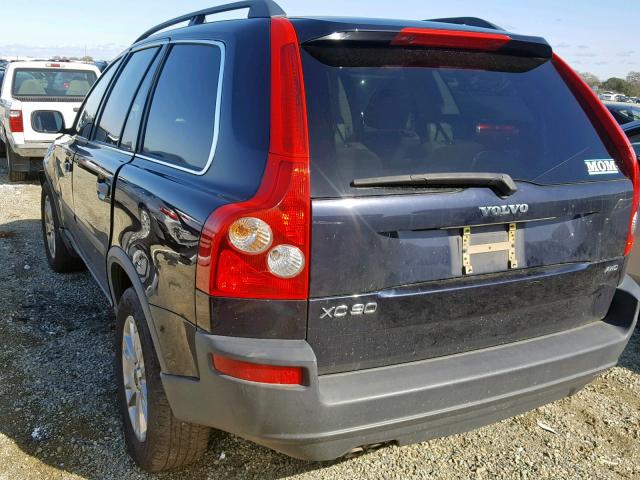 YV4CZ592261265071 - 2006 VOLVO XC90 BLACK photo 3