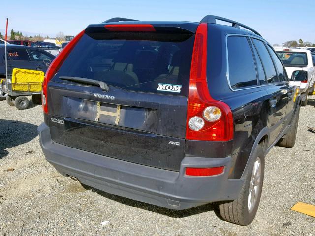 YV4CZ592261265071 - 2006 VOLVO XC90 BLACK photo 4