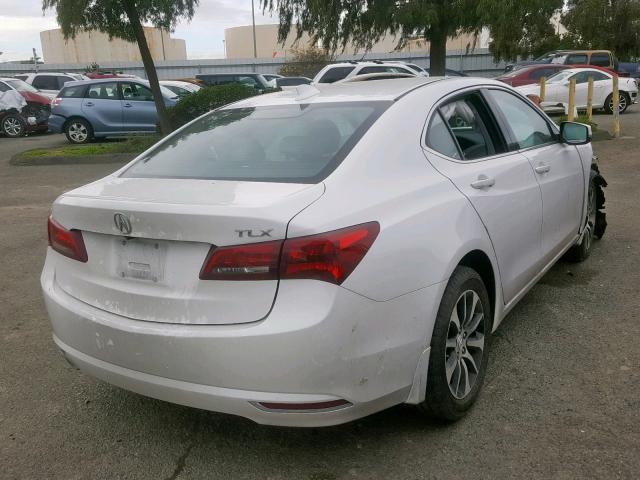 19UUB1F5XFA000466 - 2015 ACURA TLX TECH WHITE photo 4
