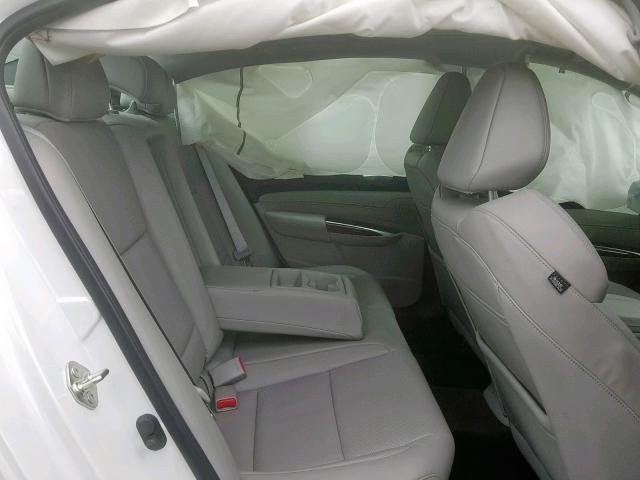 19UUB1F5XFA000466 - 2015 ACURA TLX TECH WHITE photo 6