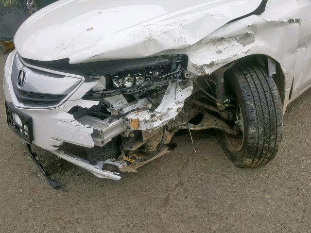 19UUB1F5XFA000466 - 2015 ACURA TLX TECH WHITE photo 9