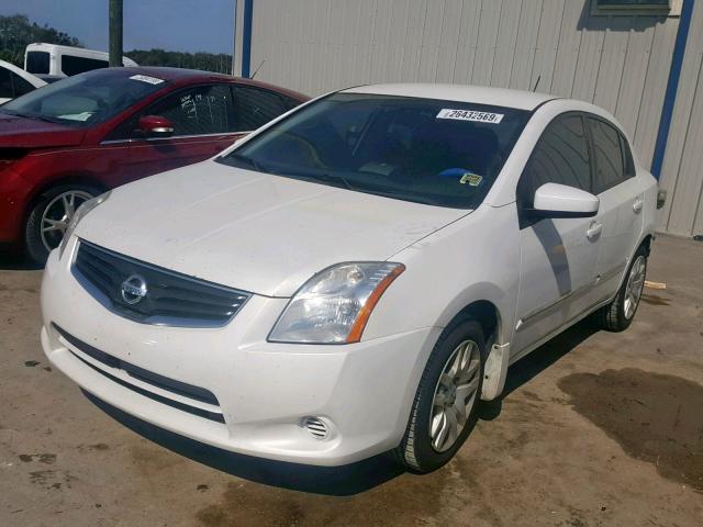 3N1AB6AP4CL692268 - 2012 NISSAN SENTRA 2.0 WHITE photo 2