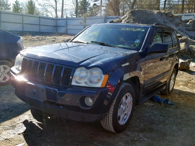 1J4HR48N75C574093 - 2005 JEEP GRAND CHER BLUE photo 2