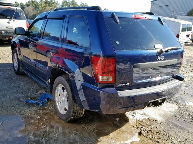 1J4HR48N75C574093 - 2005 JEEP GRAND CHER BLUE photo 3