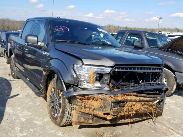 1FTEW1CPXJKD77587 - 2018 FORD F150 SUPER GRAY photo 1