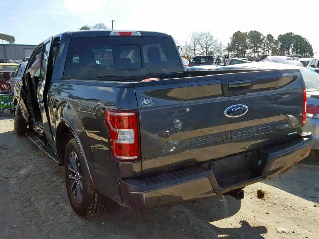 1FTEW1CPXJKD77587 - 2018 FORD F150 SUPER GRAY photo 3