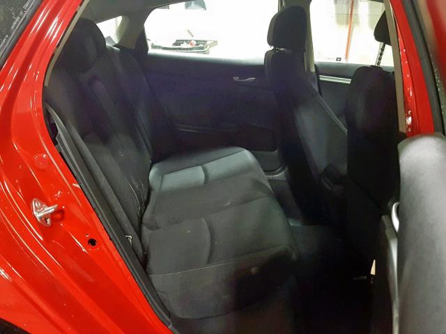 2HGFC1F37HH659307 - 2017 HONDA CIVIC EX RED photo 6