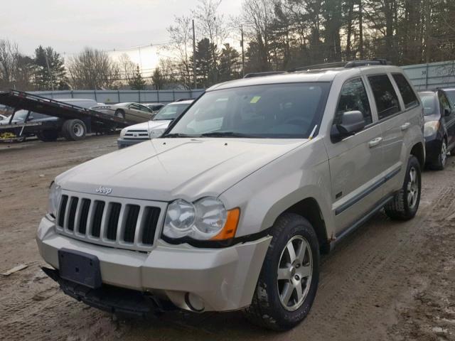 1J8GR48K08C147617 - 2008 JEEP GRAND CHER SILVER photo 2