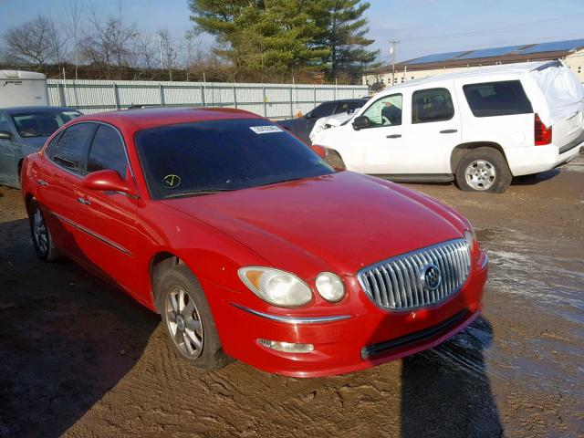 2G4WD582881187002 - 2008 BUICK LACROSSE C RED photo 1