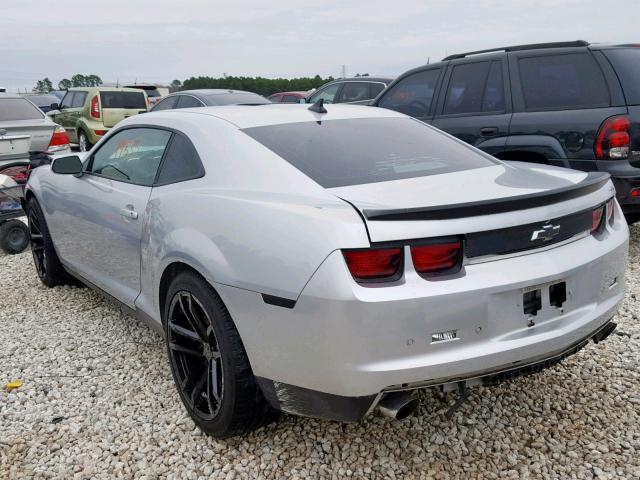 2G1FK1EJXA9152802 - 2010 CHEVROLET CAMARO SS SILVER photo 3