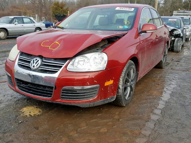 3VWSF71K26M712139 - 2006 VOLKSWAGEN JETTA 2.5 RED photo 2