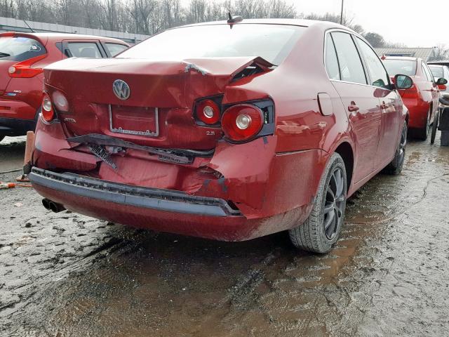 3VWSF71K26M712139 - 2006 VOLKSWAGEN JETTA 2.5 RED photo 4