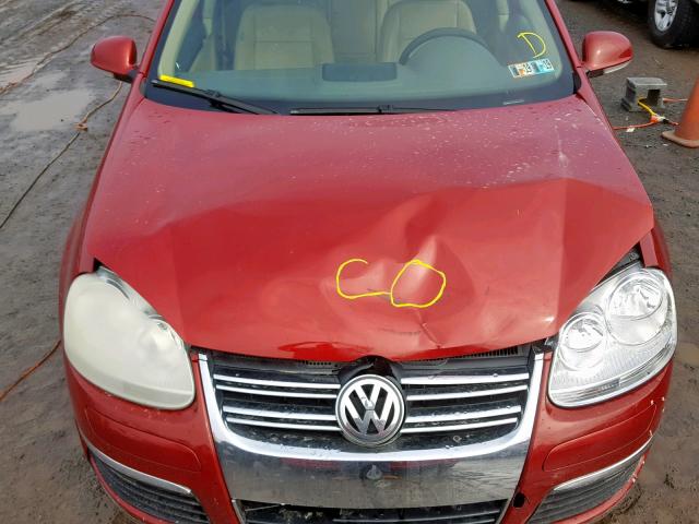 3VWSF71K26M712139 - 2006 VOLKSWAGEN JETTA 2.5 RED photo 7