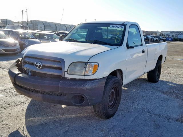 5TBJN32123S397377 - 2003 TOYOTA TUNDRA WHITE photo 2