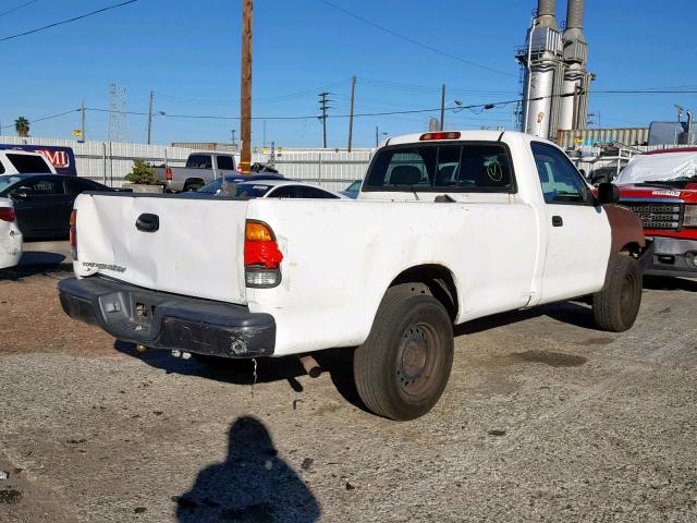 5TBJN32123S397377 - 2003 TOYOTA TUNDRA WHITE photo 4