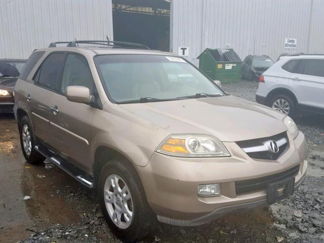 2HNYD18804H511551 - 2004 ACURA MDX TOURIN GOLD photo 1