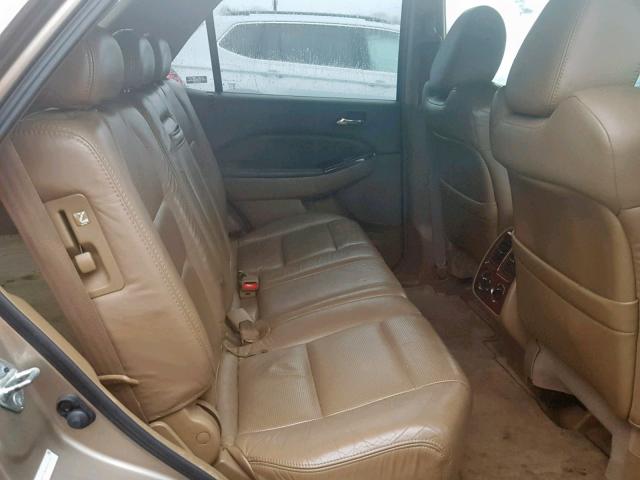 2HNYD18804H511551 - 2004 ACURA MDX TOURIN GOLD photo 6