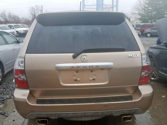 2HNYD18804H511551 - 2004 ACURA MDX TOURIN GOLD photo 9