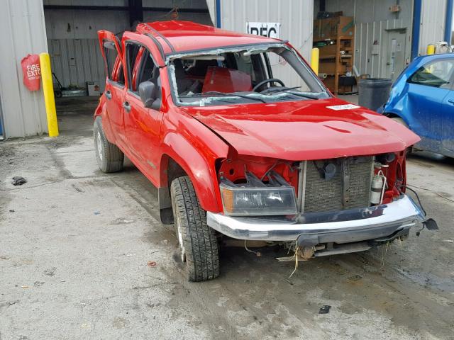 1GCDT136258138131 - 2005 CHEVROLET COLORADO RED photo 1