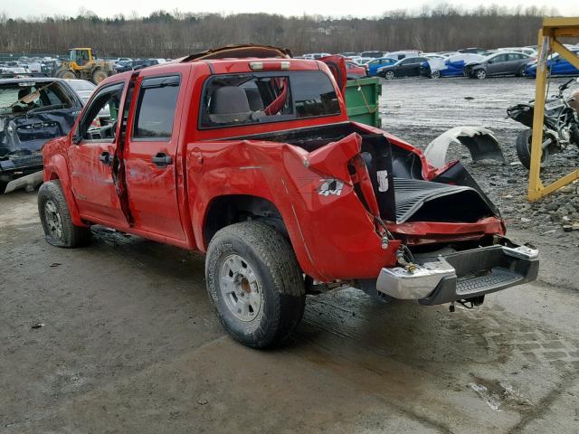 1GCDT136258138131 - 2005 CHEVROLET COLORADO RED photo 3