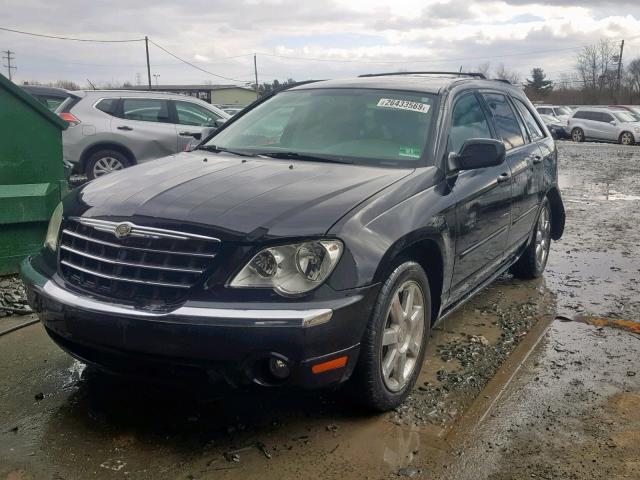 2A8GM78X87R110123 - 2007 CHRYSLER PACIFICA L BLACK photo 2