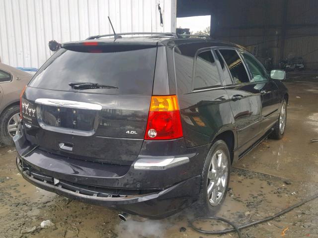 2A8GM78X87R110123 - 2007 CHRYSLER PACIFICA L BLACK photo 4