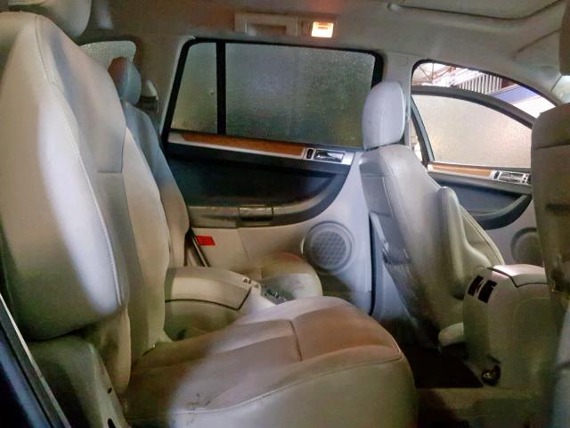 2A8GM78X87R110123 - 2007 CHRYSLER PACIFICA L BLACK photo 6