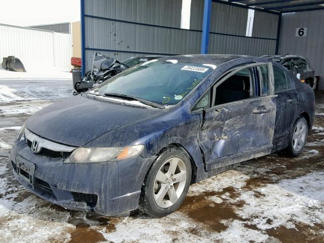 19XFA1F60AE026387 - 2010 HONDA CIVIC BLUE photo 2