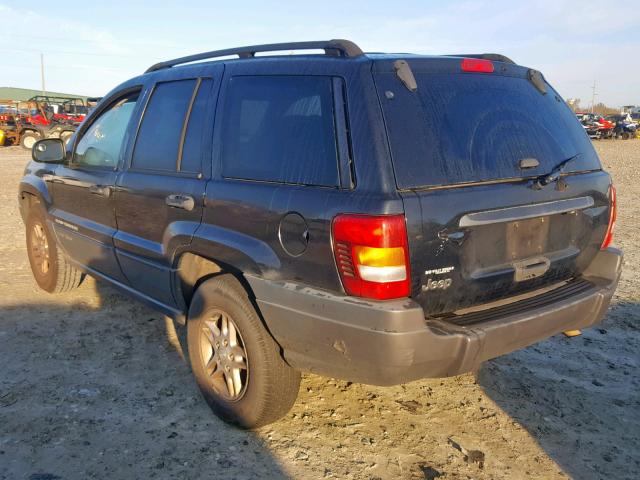 1J4GX48S24C320586 - 2004 JEEP GRAND CHER BLUE photo 3