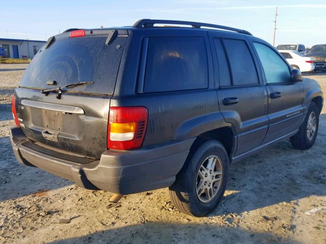 1J4GX48S24C320586 - 2004 JEEP GRAND CHER BLUE photo 4