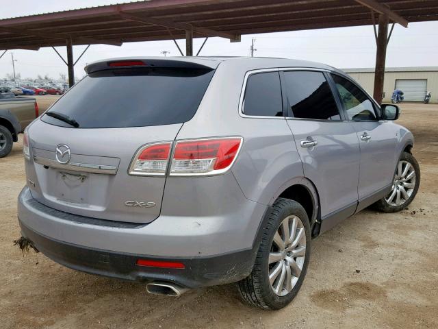 JM3TB28V380161481 - 2008 MAZDA CX-9 SILVER photo 4