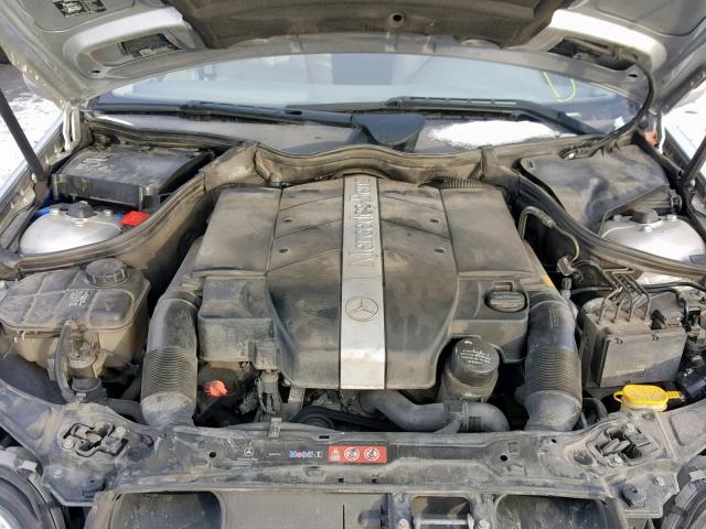 WDBRF81J55F568159 - 2005 MERCEDES-BENZ C 240 4MAT SILVER photo 7