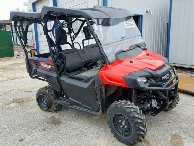 1HFVE0264J4401043 - 2018 HONDA SXS700 M4 RED photo 1