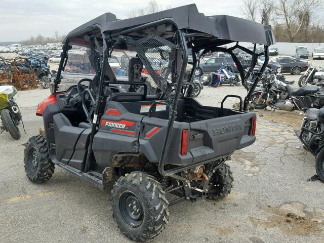 1HFVE0264J4401043 - 2018 HONDA SXS700 M4 RED photo 3