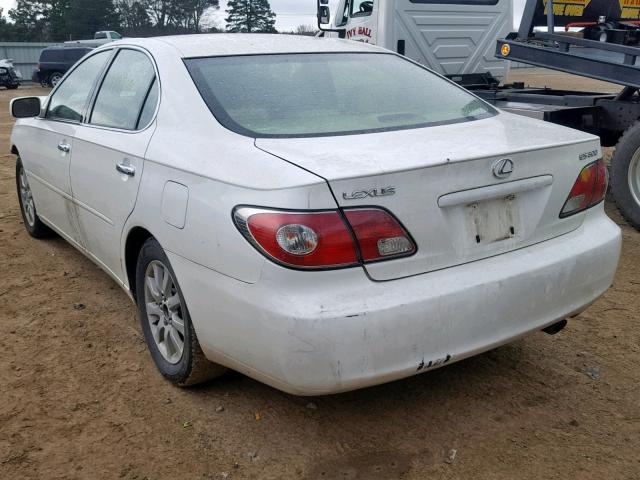 JTHBF30G520066227 - 2002 LEXUS ES 300 WHITE photo 3