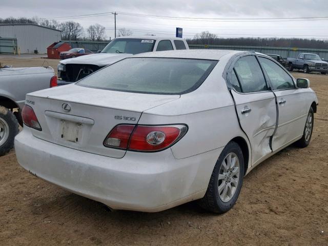 JTHBF30G520066227 - 2002 LEXUS ES 300 WHITE photo 4