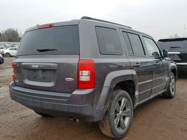 1C4NJPFA1ED758182 - 2014 JEEP PATRIOT LA GRAY photo 4