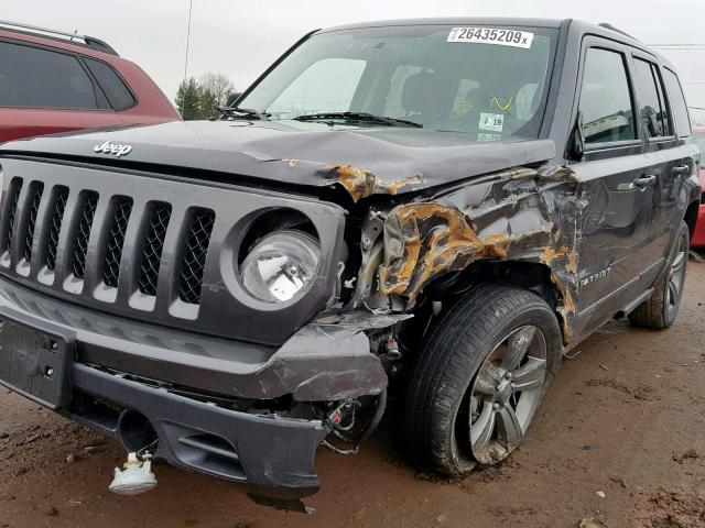 1C4NJPFA1ED758182 - 2014 JEEP PATRIOT LA GRAY photo 9