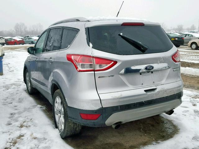 1FMCU0J90EUD67166 - 2014 FORD ESCAPE TIT SILVER photo 3