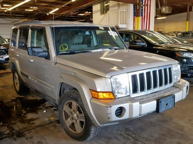 1J8HG48K78C166563 - 2008 JEEP COMMANDER SILVER photo 1