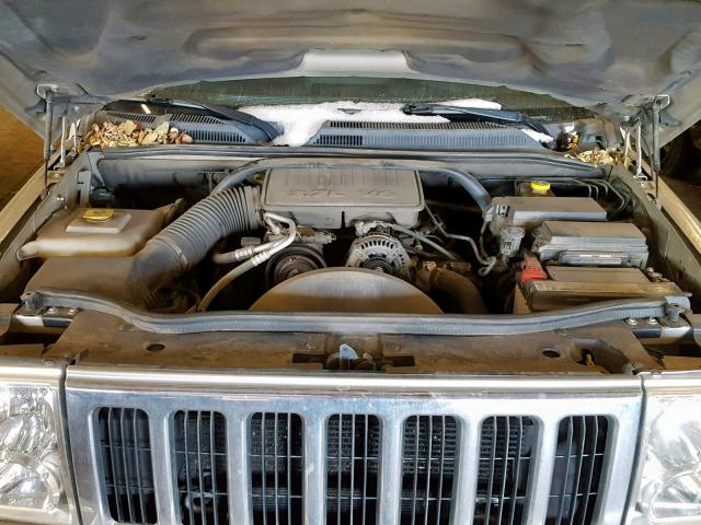 1J8HG48K78C166563 - 2008 JEEP COMMANDER SILVER photo 7