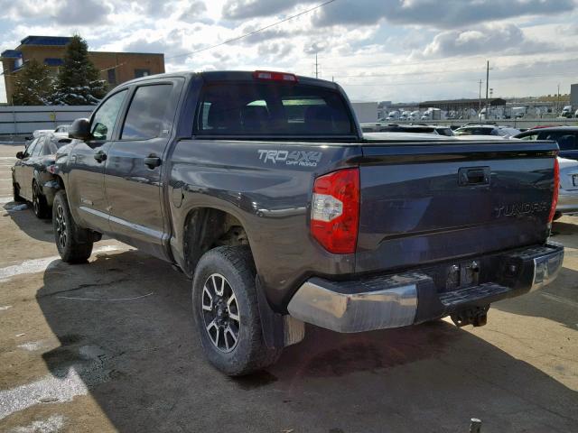 5TFDW5F13FX483822 - 2015 TOYOTA TUNDRA CRE GRAY photo 3