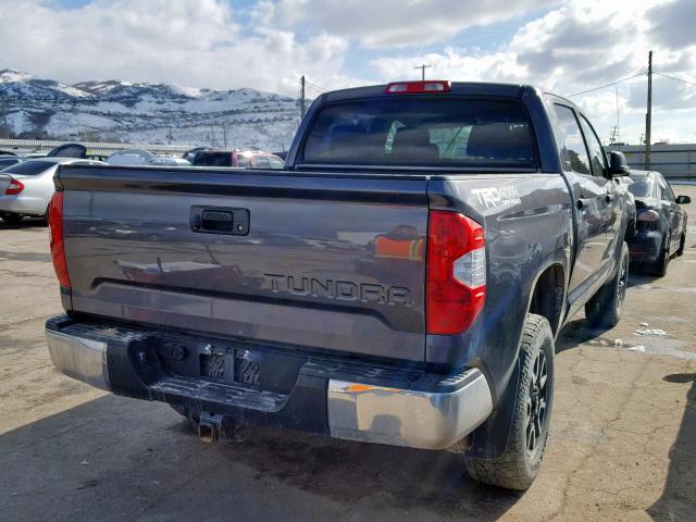 5TFDW5F13FX483822 - 2015 TOYOTA TUNDRA CRE GRAY photo 4