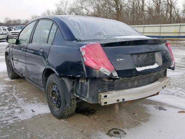 1G8AJ52F05Z124492 - 2005 SATURN ION LEVEL BLACK photo 3