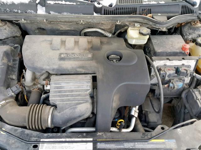 1G8AJ52F05Z124492 - 2005 SATURN ION LEVEL BLACK photo 7