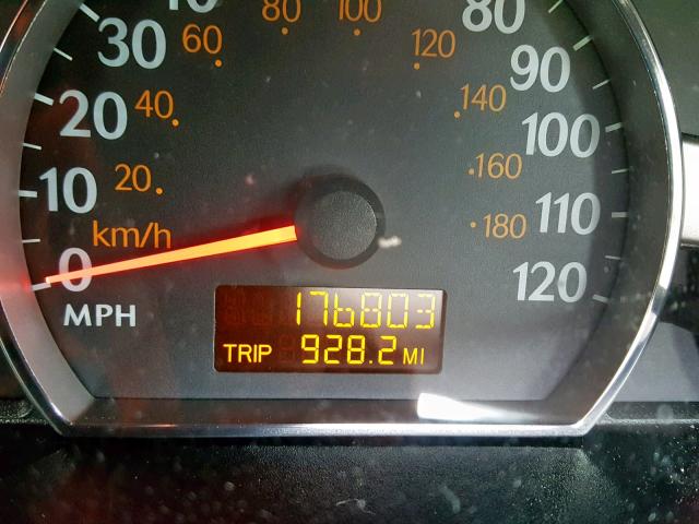 1G8AJ52F05Z124492 - 2005 SATURN ION LEVEL BLACK photo 8