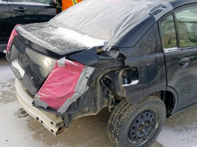 1G8AJ52F05Z124492 - 2005 SATURN ION LEVEL BLACK photo 9
