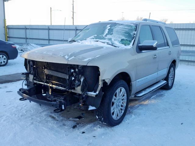 5LMFU28548LJ00874 - 2008 LINCOLN NAVIGATOR TAN photo 2