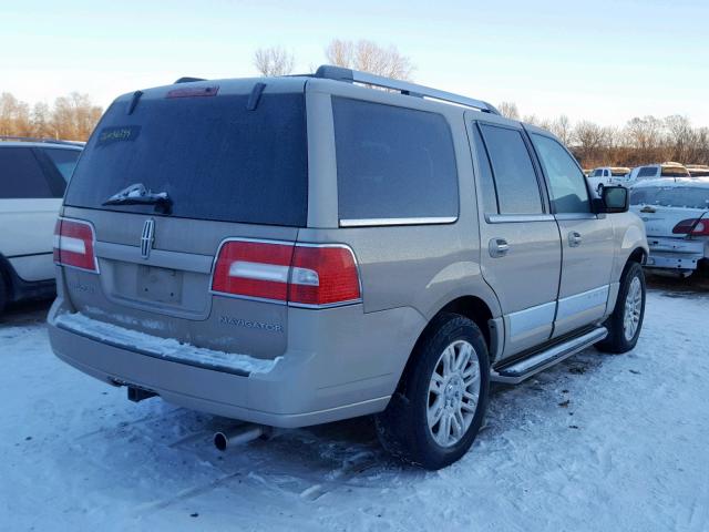 5LMFU28548LJ00874 - 2008 LINCOLN NAVIGATOR TAN photo 4